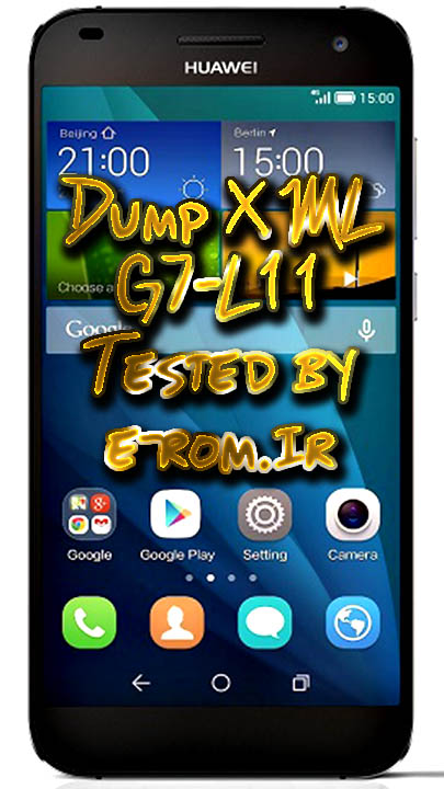 Huawei : دامپ XML هواوی G7-L11  دو سیم